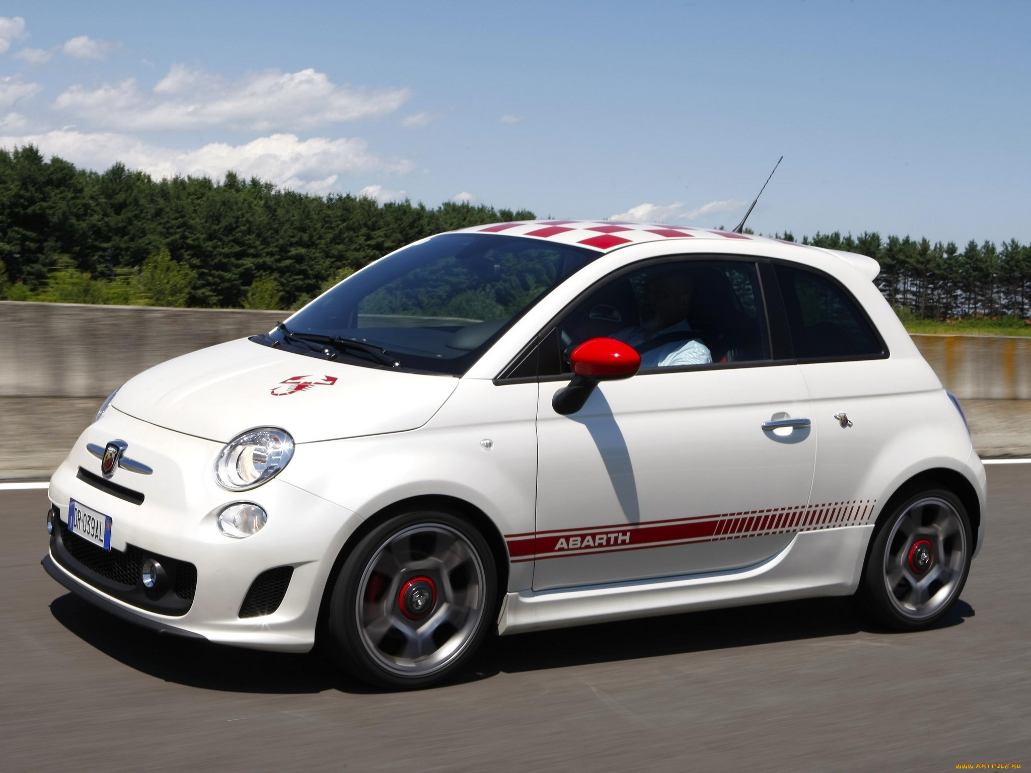 karl schnorr fiat-500 abarth 2017, , fiat, karl, schnorr, 2017, abarth, fiat-500